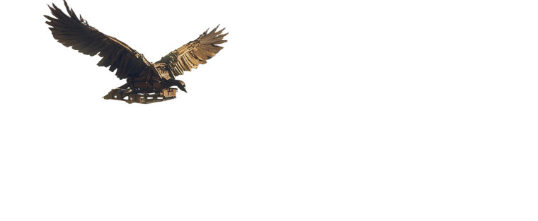 Mechanical Wild Geese Vinyl Car Decal Sticker – Waterproof & UV-Resistant 8"