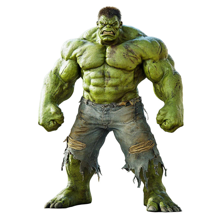 Green Hulk Monster Vinyl Car Decal Sticker – Waterproof & UV-Resistant 8"