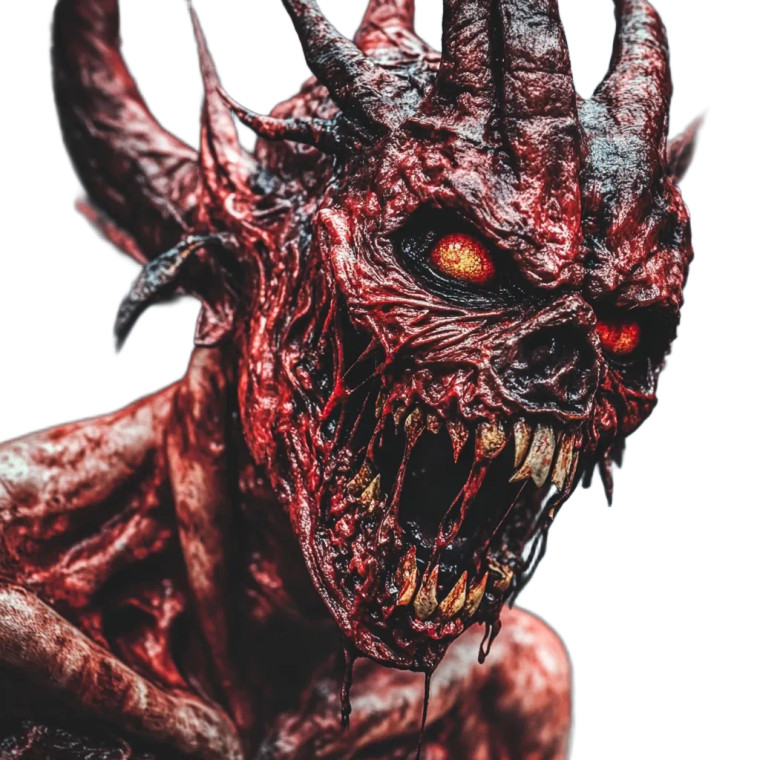 Zombie Demon Vinyl Car Decal Sticker – Waterproof & UV-Resistant 8"