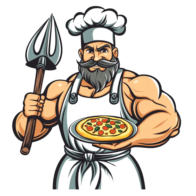 Italian Pizza Chef Vinyl Car Decal Sticker – Waterproof & UV-Resistant 8" Italian Pizza Chef Vinyl Car Decal Sticker – Waterproof & UV-Resistant 8"