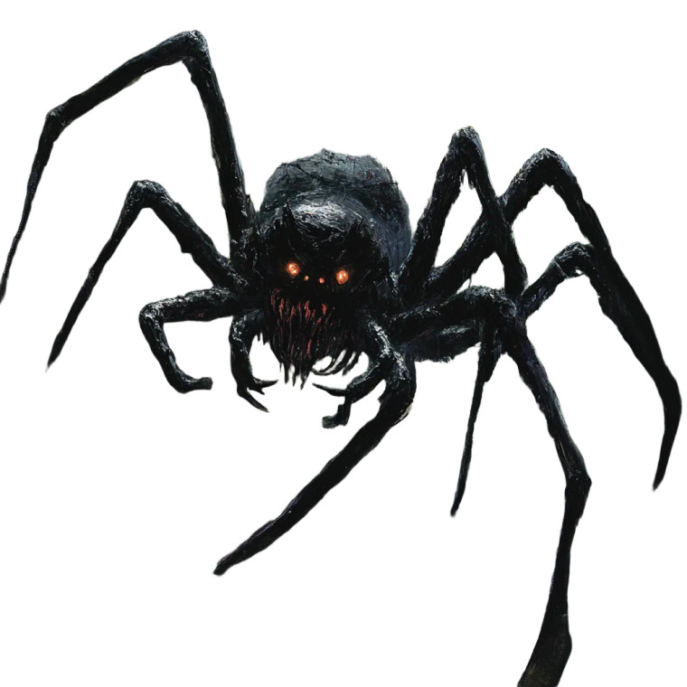 Demonic Fairy Spider Vinyl Car Decal Sticker – Waterproof & UV-Resistant 8"