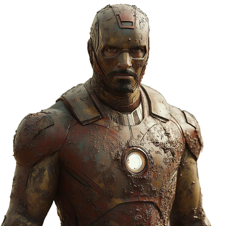 Muddy Punjabi Ironman Vinyl Car Decal Sticker – Waterproof & UV-Resistant 8"