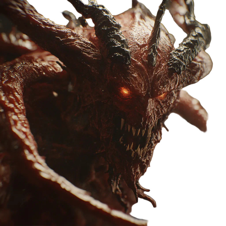 Infernal Demon Portrait Vinyl Car Decal Sticker – Waterproof & UV-Resistant 8"