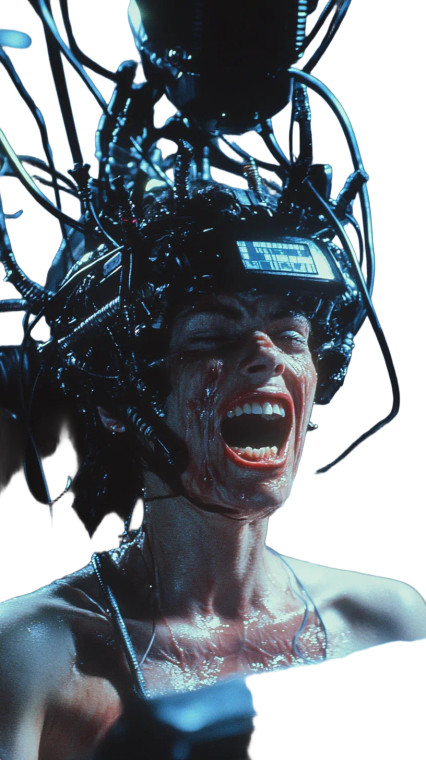 Cybernetic Operation Scene Vinyl Car Decal Sticker – Waterproof & UV-Resistant 8"