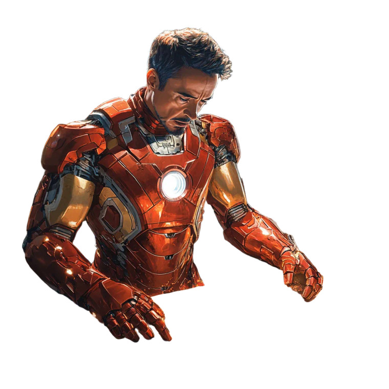 Iron Man Workshop Vinyl Car Decal Sticker – Waterproof & UV-Resistant 8"