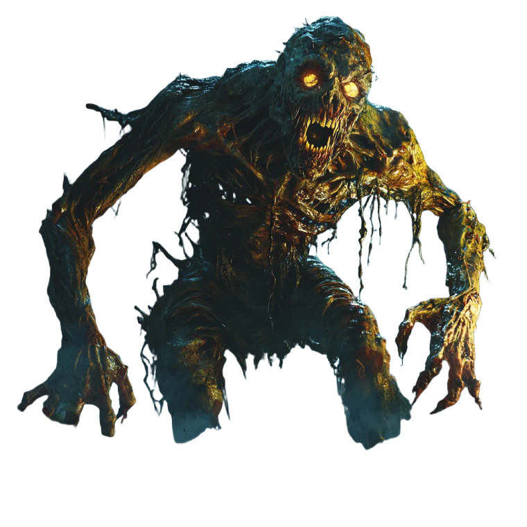 Horrific Ghoul Attack Vinyl Car Decal Sticker – Waterproof & UV-Resistant 8"