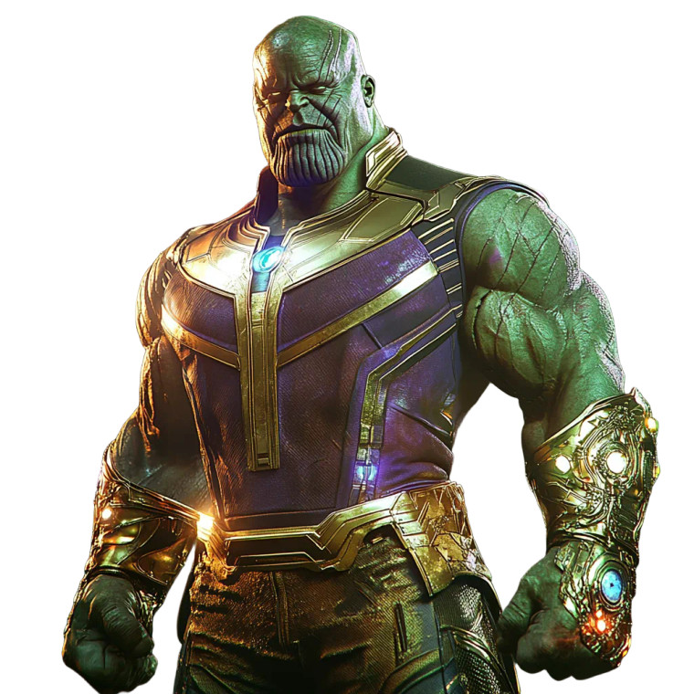 Ultra Realistic Thanos Vinyl Car Decal Sticker – Waterproof & UV-Resistant 8"