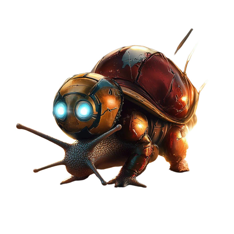 Super Snail Hero Vinyl Car Decal Sticker – Waterproof & UV-Resistant 8"