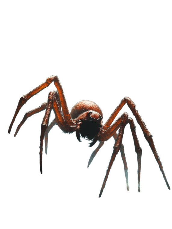 Red Cave Spider Vinyl Car Decal Sticker – Waterproof & UV-Resistant 8"