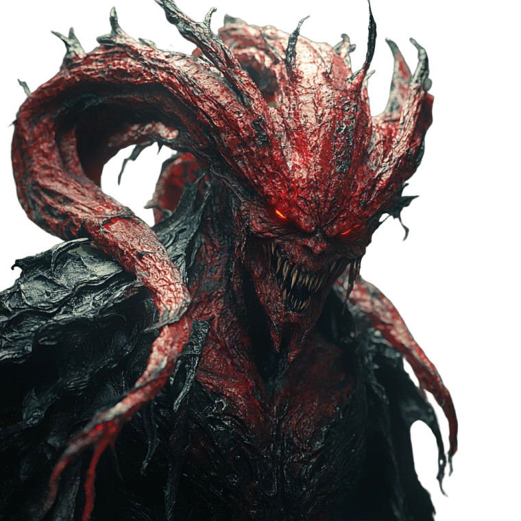 Evil Dragon Demon Vinyl Car Decal Sticker – Waterproof & UV-Resistant 8"