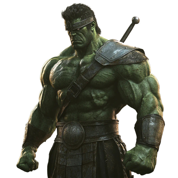Hulk Leonidas Vinyl Car Decal Sticker – Waterproof & UV-Resistant 8"