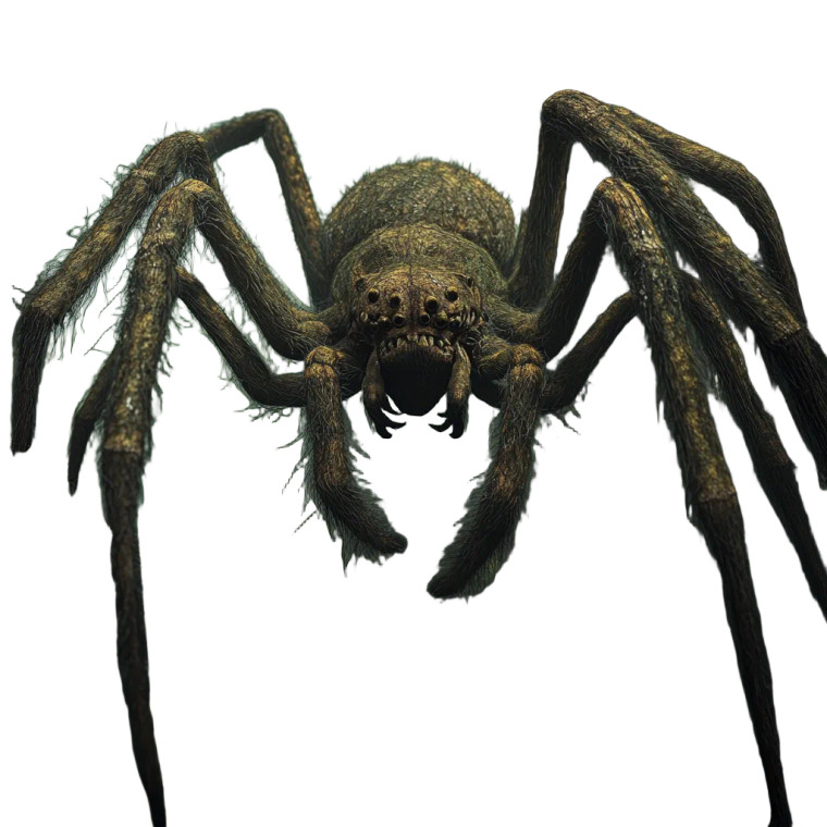 Giant Swamp Spider V2 Vinyl Car Decal Sticker – Waterproof & UV-Resistant 8"