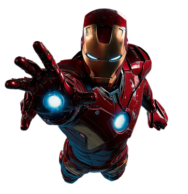 Iron Man Flying V3 Vinyl Car Decal Sticker – Waterproof & UV-Resistant 8"