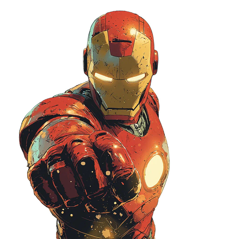Ironman 1966 Vinyl Car Decal Sticker – Waterproof & UV-Resistant 8"