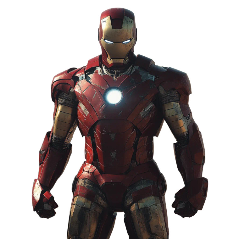 Indian Iron Man Vinyl Car Decal Sticker – Waterproof & UV-Resistant 8"