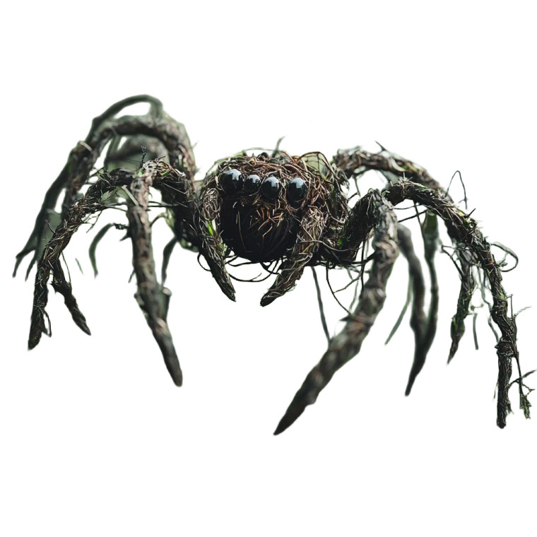 Nature'S Wolf Spider Vinyl Car Decal Sticker – Waterproof & UV-Resistant 8"