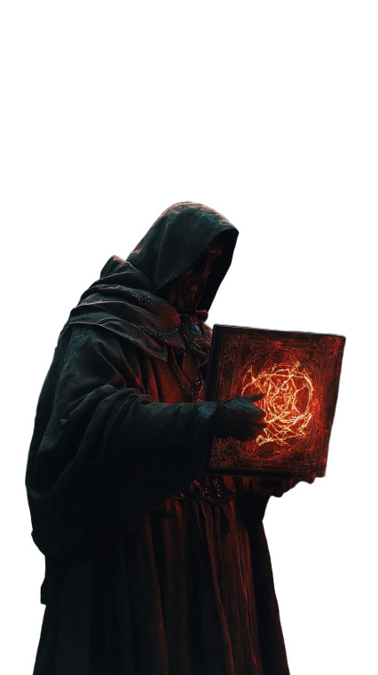 Mysterious Monk Vinyl Car Decal Sticker – Waterproof & UV-Resistant 8"