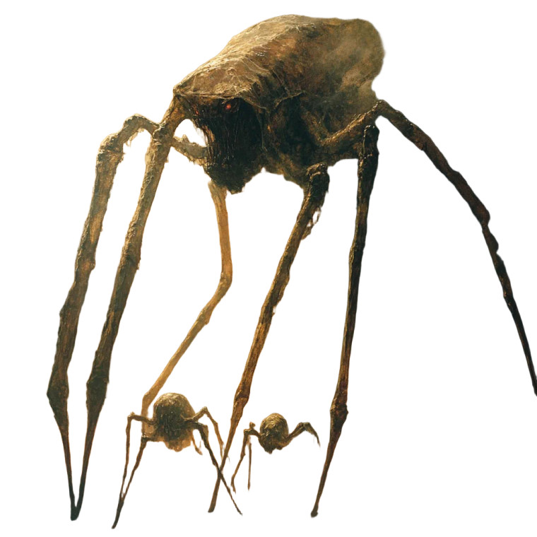 Beksinski'S Spiderlike Monsters Vinyl Car Decal Sticker – Waterproof & UV-Resistant 8"