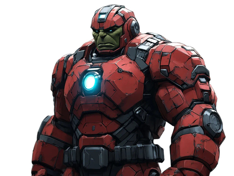 Hulk As Ironman Vinyl Car Decal Sticker – Waterproof & UV-Resistant 8"