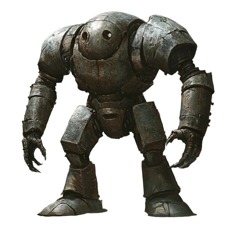 Tin Golem Vinyl Car Decal Sticker – Waterproof & UV-Resistant 8"