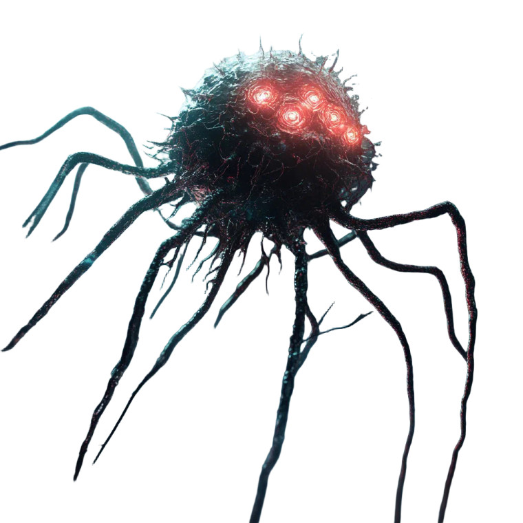 Eldritch Computer Virus Vinyl Car Decal Sticker – Waterproof & UV-Resistant 8"