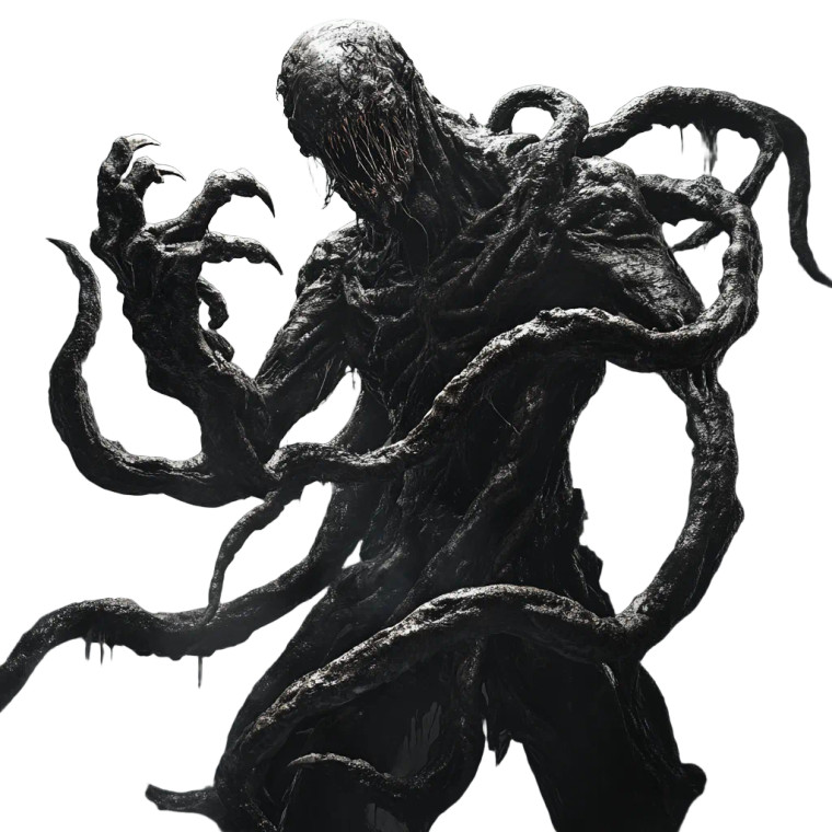 Eldritch Horror Creature Vinyl Car Decal Sticker – Waterproof & UV-Resistant 8"