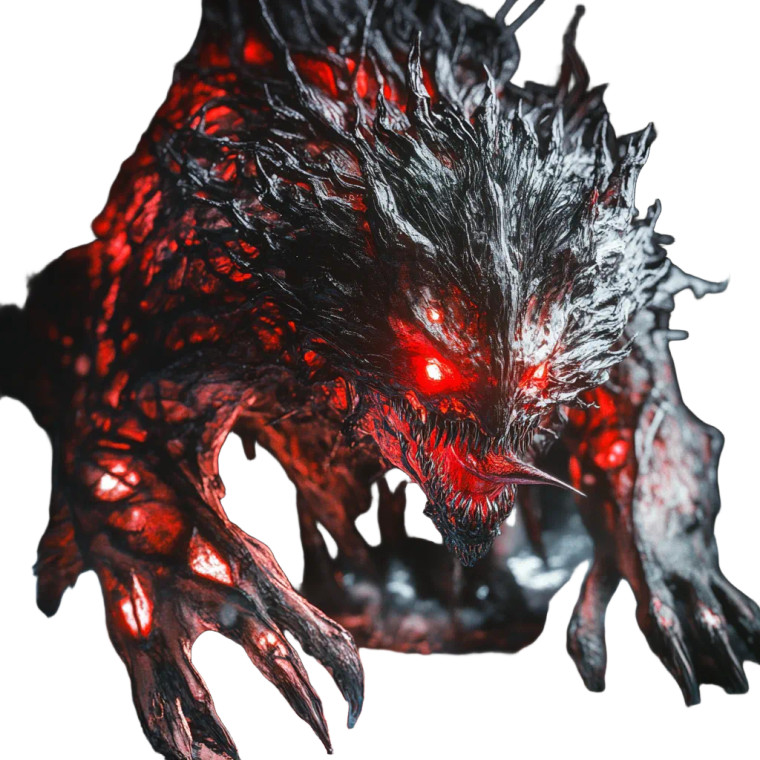 Mutated Wolf Beast Vinyl Car Decal Sticker – Waterproof & UV-Resistant 8"