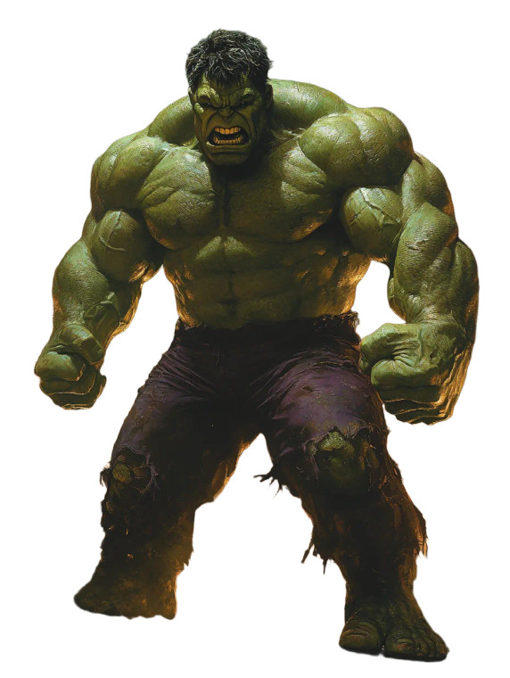 Raging Hulk Vinyl Car Decal Sticker – Waterproof & UV-Resistant 