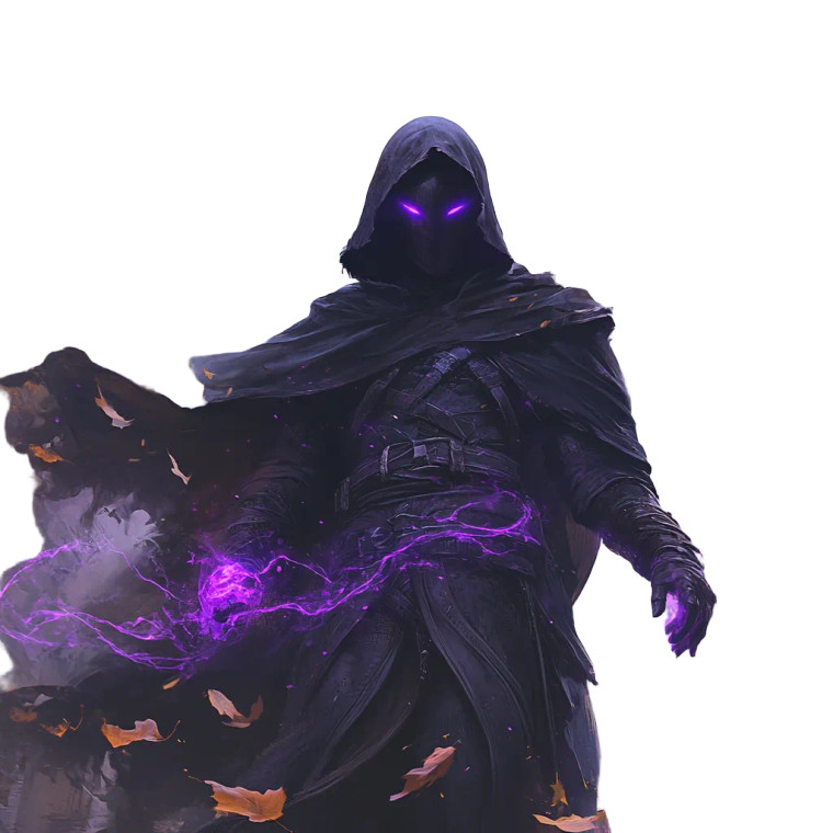 Shadow Warlock Vinyl Car Decal Sticker – Waterproof & UV-Resistant 
