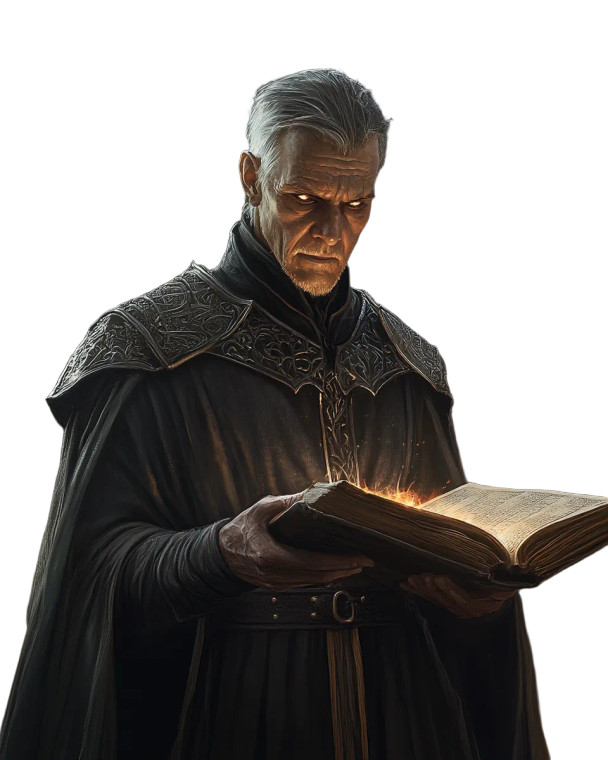 Enigmatic Arcane Scholar Vinyl Car Decal Sticker – Waterproof & UV-Resistant 