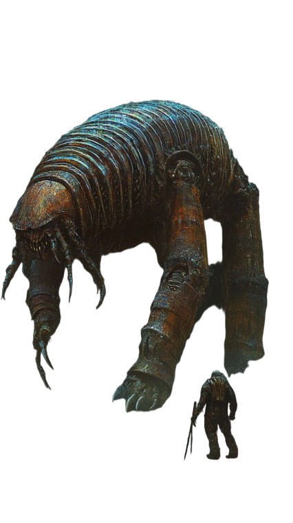 Bear-Centipede Hybrid Vinyl Car Decal Sticker – Waterproof & UV-Resistant 8"