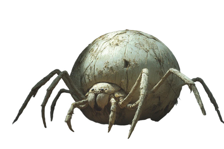 Giant Pale Spider Vinyl Car Decal Sticker – Waterproof & UV-Resistant 8"