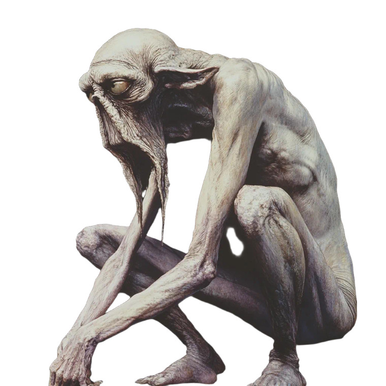 Humanoid Creature Vinyl Car Decal Sticker – Waterproof & UV-Resistant 8"