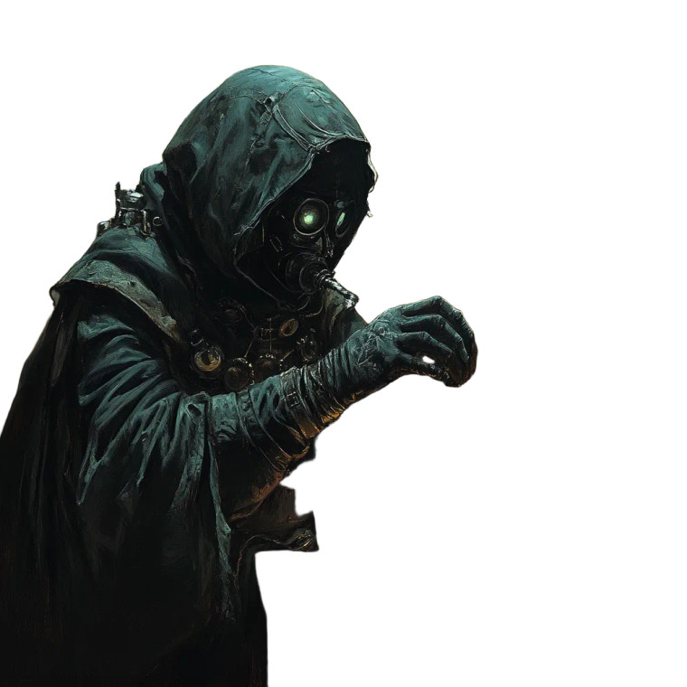 German Alchemist Fantasy Vinyl Car Decal Sticker – Waterproof & UV-Resistant 8"