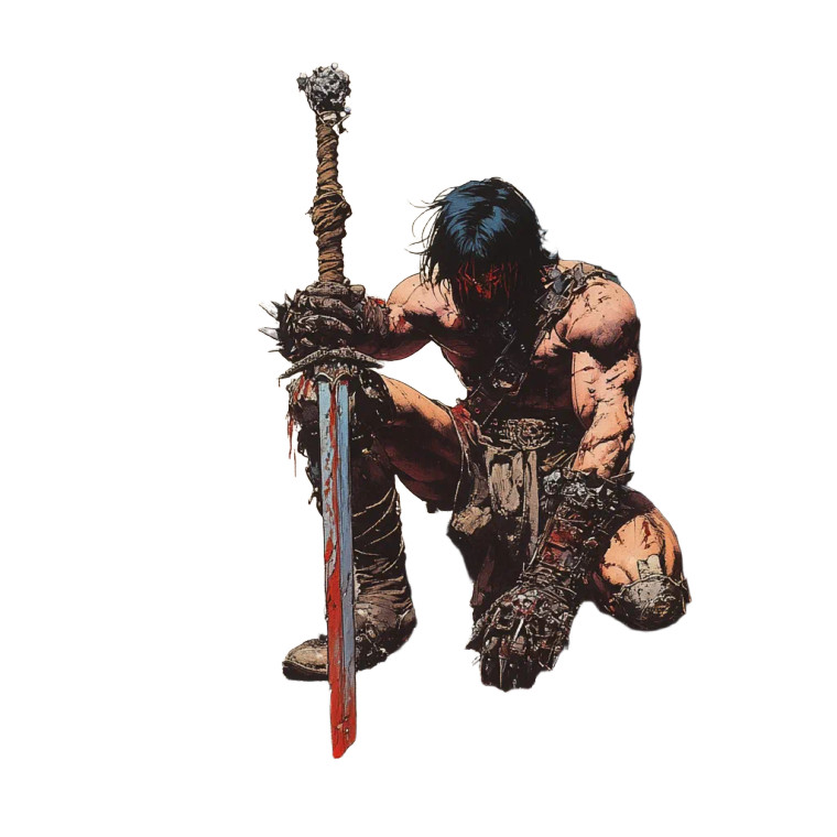 Barbarian Victory Vinyl Car Decal Sticker – Waterproof & UV-Resistant 8"