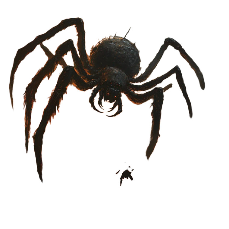 Giant Spider V10 Vinyl Car Decal Sticker – Waterproof & UV-Resistant 8"