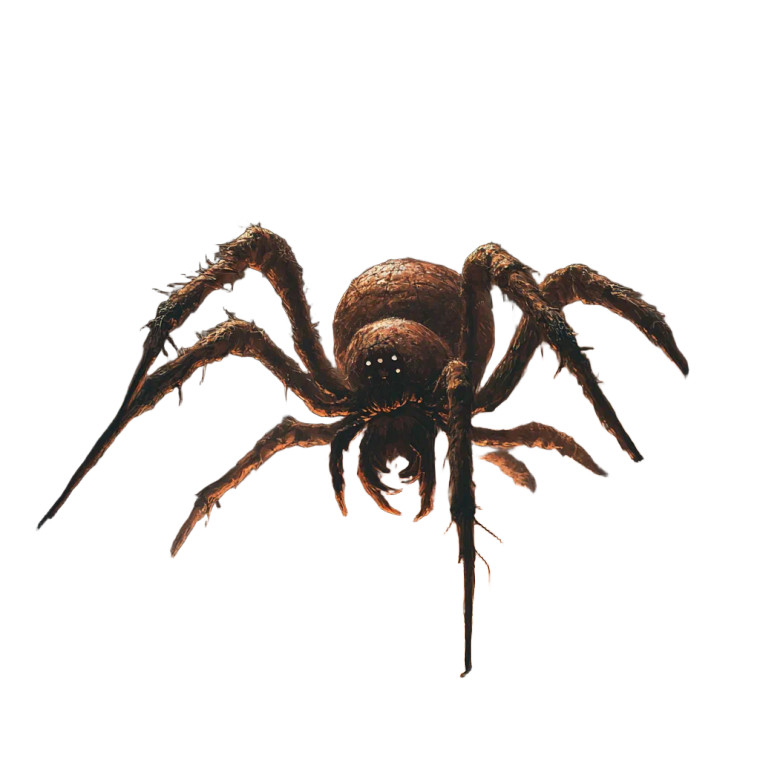 Giant Face Spider Vinyl Car Decal Sticker – Waterproof & UV-Resistant 8"