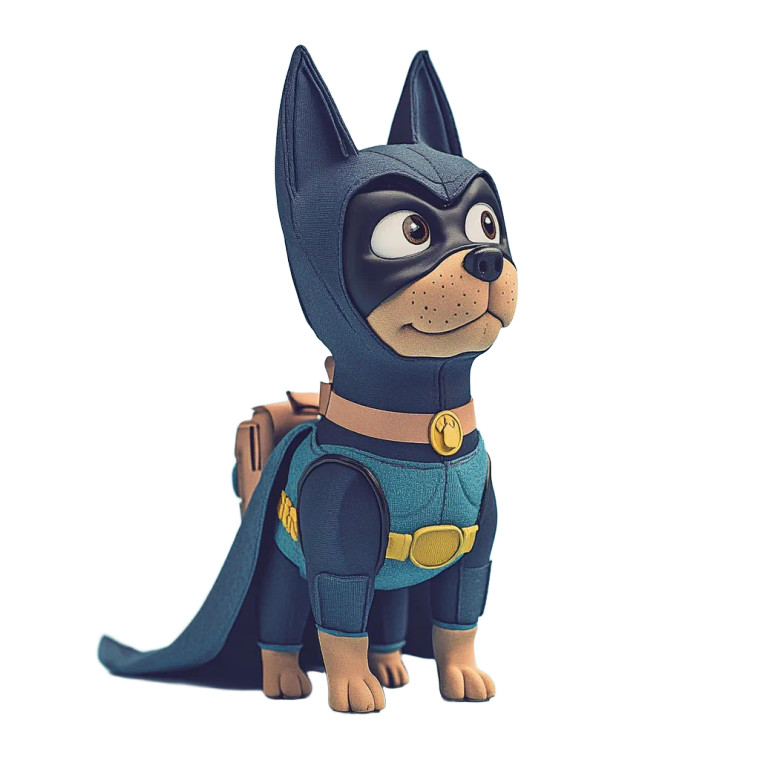 Batman Paw Patrol Vinyl Car Decal Sticker – Waterproof & UV-Resistant 8"