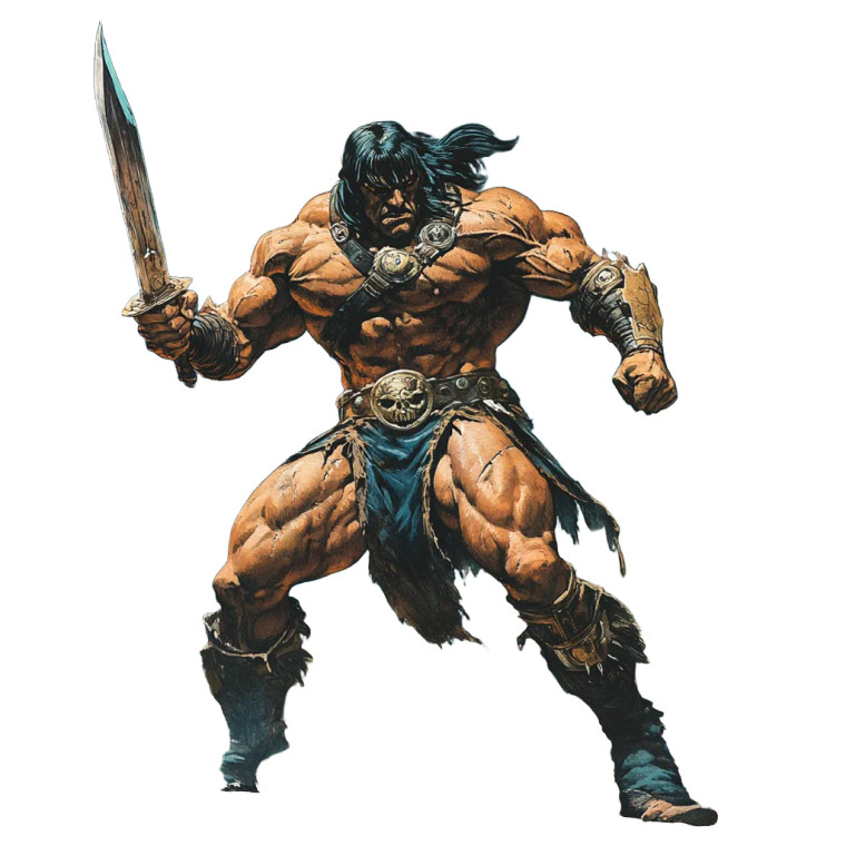 Barbarian Warrior V7 Vinyl Car Decal Sticker – Waterproof & UV-Resistant 8"