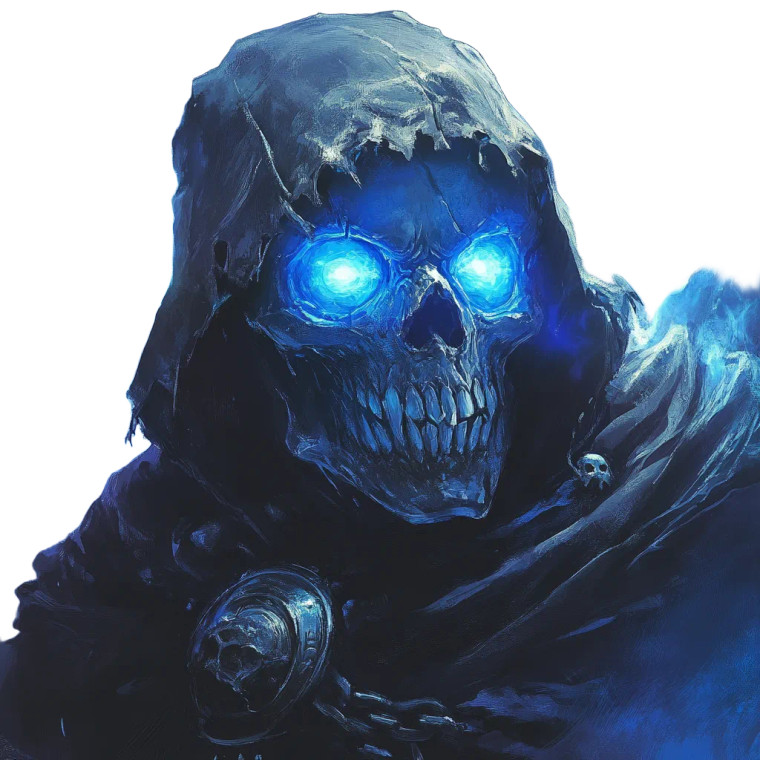 Evil Crazy Lich Vinyl Car Decal Sticker – Waterproof & UV-Resistant 8"