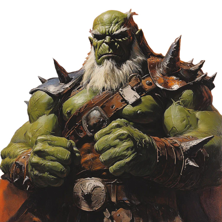 Maestro Hulk Orc Vinyl Car Decal Sticker – Waterproof & UV-Resistant 8"