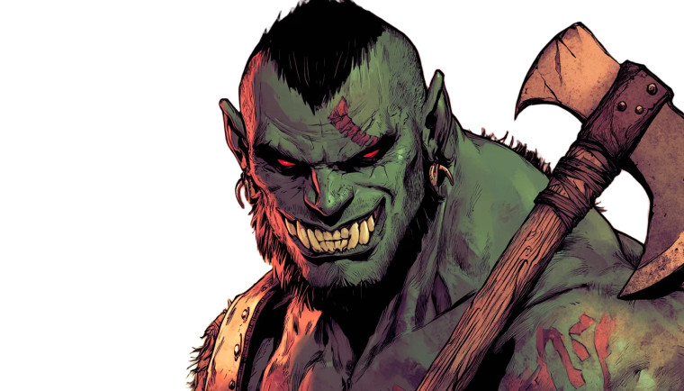 Gentle Orc Barbarian Vinyl Car Decal Sticker – Waterproof & UV-Resistant 8"