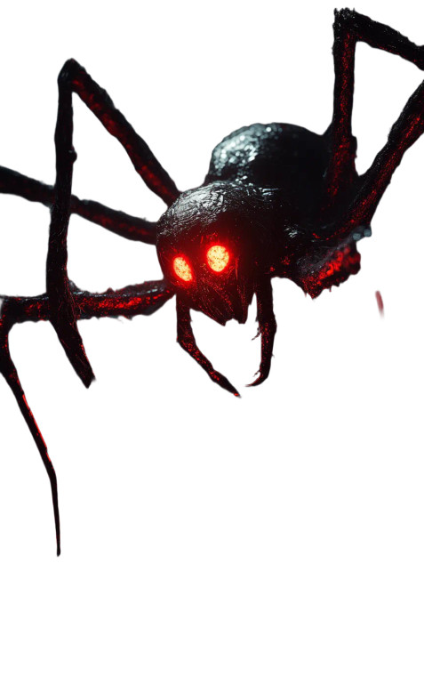 Dark Fae Spider Vinyl Car Decal Sticker – Waterproof & UV-Resistant 8"