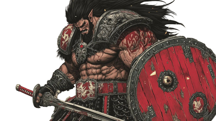 Warcraft Warrior Vinyl Car Decal Sticker – Waterproof & UV-Resistant 8"