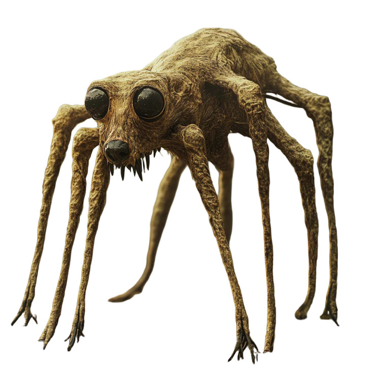 Eight-Legged Dog Vinyl Car Decal Sticker – Waterproof & UV-Resistant 8"