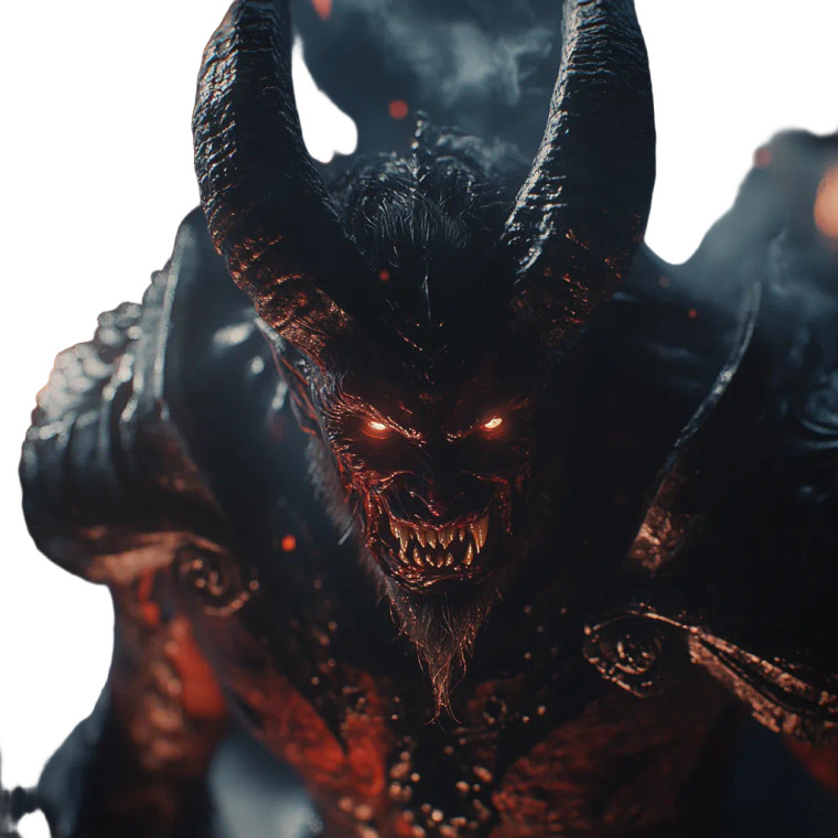 Demon Lord V3 Vinyl Car Decal Sticker – Waterproof & UV-Resistant 8" Demon Lord V3 Vinyl Car Decal Sticker – Waterproof & UV-Resistant 8"