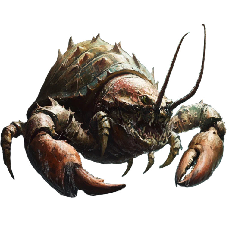 Lobster-Turtle Hybrid Vinyl Car Decal Sticker – Waterproof & UV-Resistant 8"