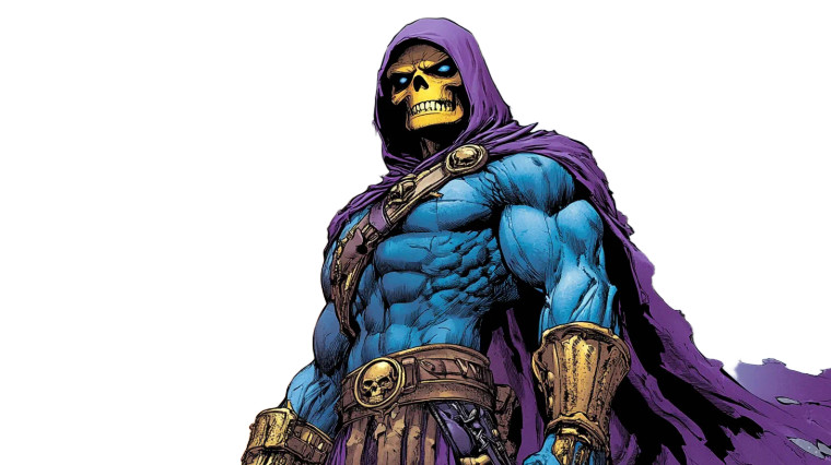 Skeletor Anime Style Vinyl Car Decal Sticker – Waterproof & UV-Resistant 8"