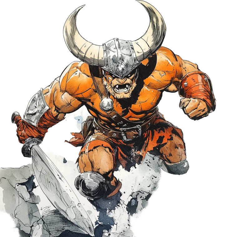 Minotaur Super Hero Vinyl Car Decal Sticker – Waterproof & UV-Resistant 8"
