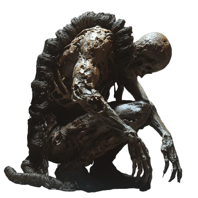 Shadowed Warrior Vinyl Car Decal Sticker – Waterproof & UV-Resistant 8"